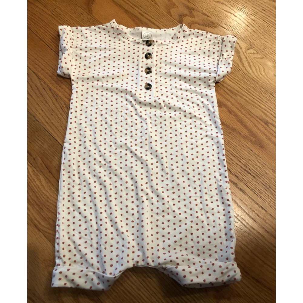 Lou Lou & Co 2t Romper in Poppy